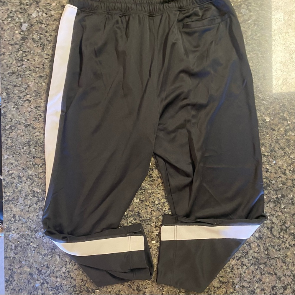 Solaris 2XB Black W/ White Stripes Sweat Pants Men’s